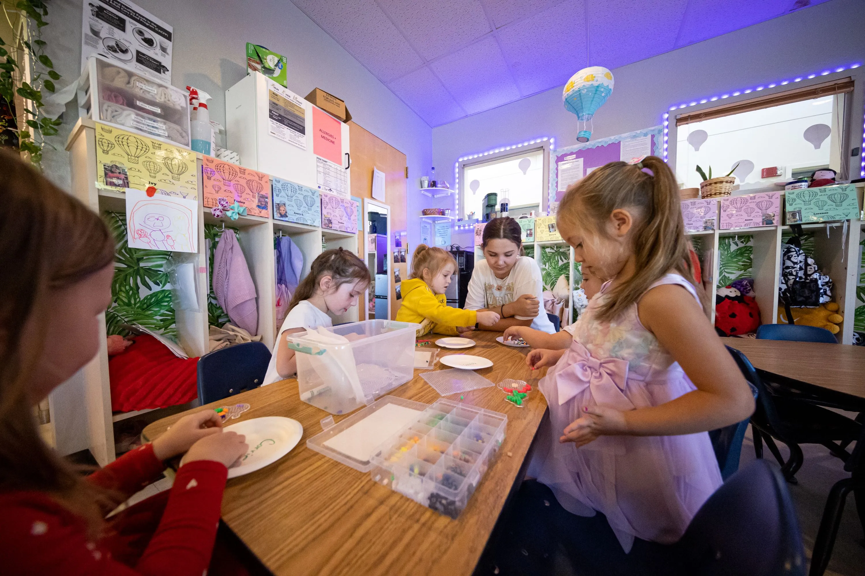 Children working together