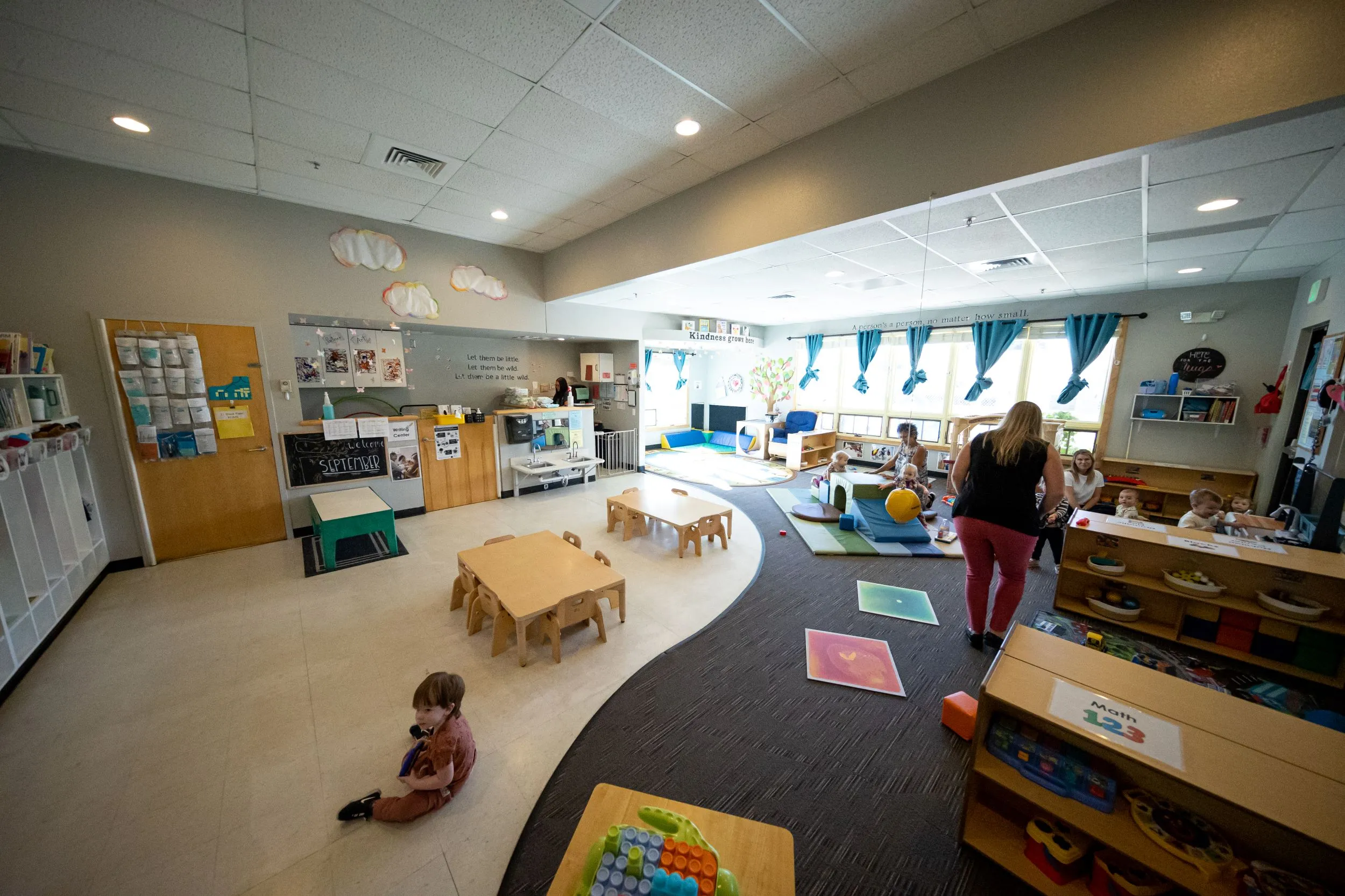 A second view of the toddler room at the FDC